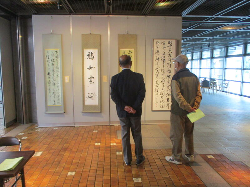 硯生会　硯生会展様子