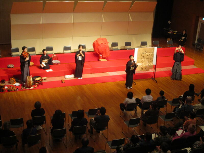 ヤサエモン座　長唄コンサート様子
