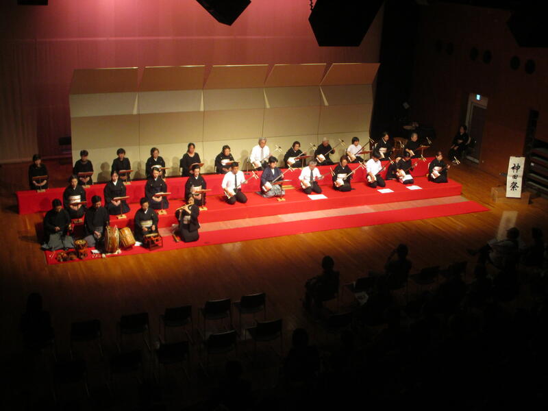 ヤサエモン座　長唄コンサート様子