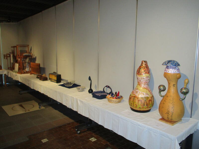 全日本年金者組合群馬県本部　文化祭展示様子