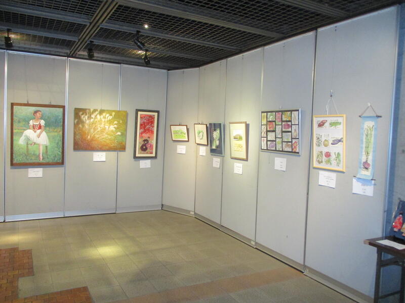 全日本年金者組合群馬県本部　文化祭展示様子