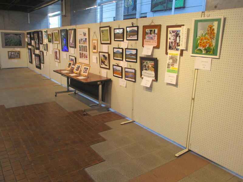 全日本年金者組合群馬県本部　文化祭展示様子