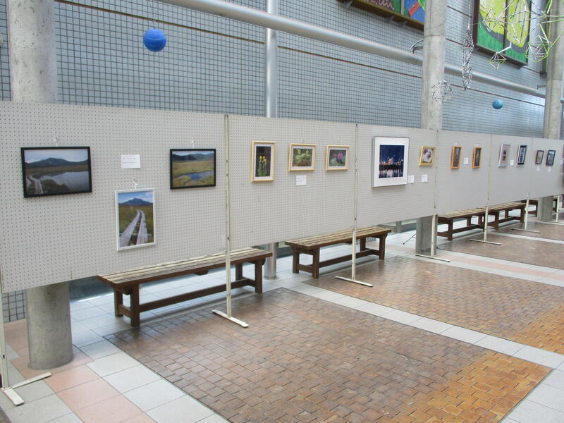 群馬退職教職員　作品展様子