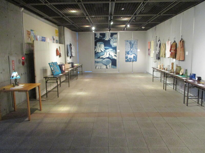 群馬退職教職員　作品展様子