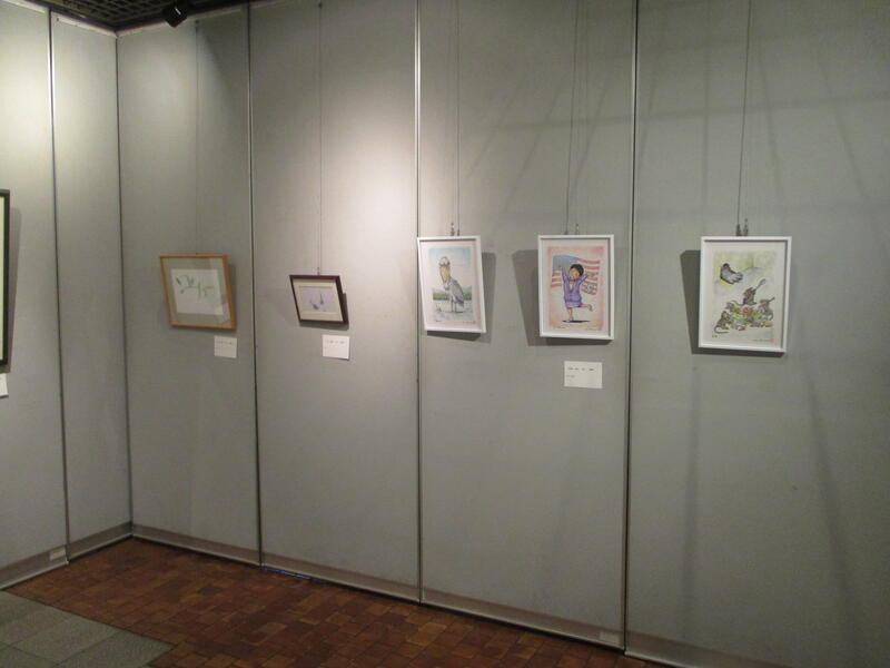 群馬退職教職員　作品展様子