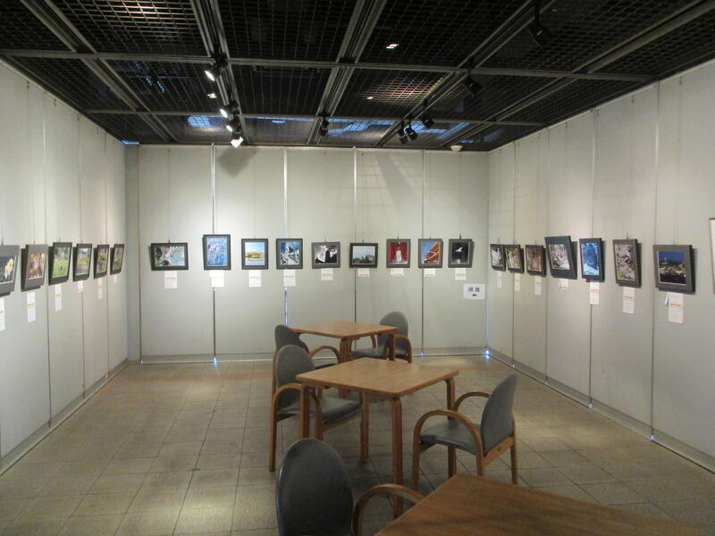 群馬県保険医協会　写真展様子