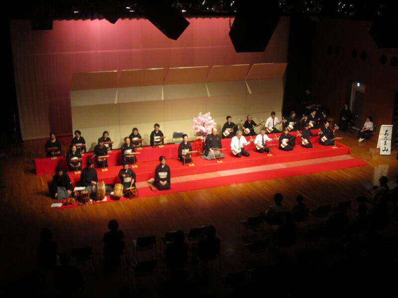 ヤサエモン座　長唄コンサート様子