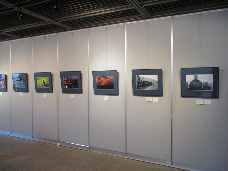 写遊アカギ　写真展様子